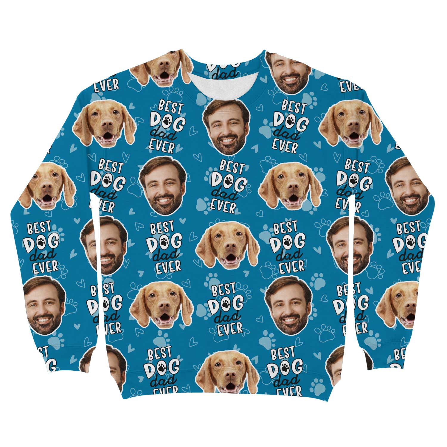 Best Dog Dad Ever Personalized Sweatshirt