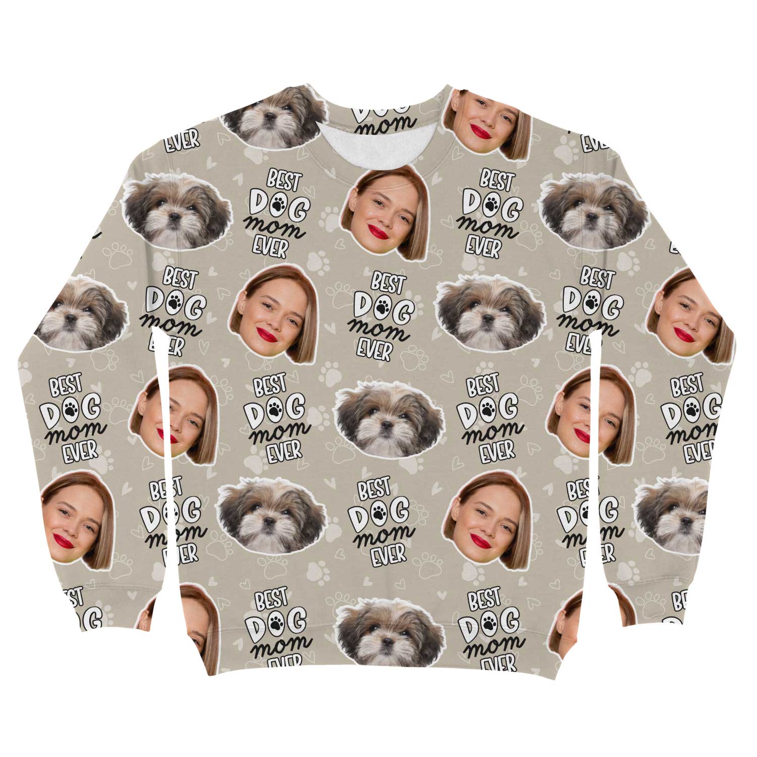 Best Dog Mom Ever Personalized Sweatshirt