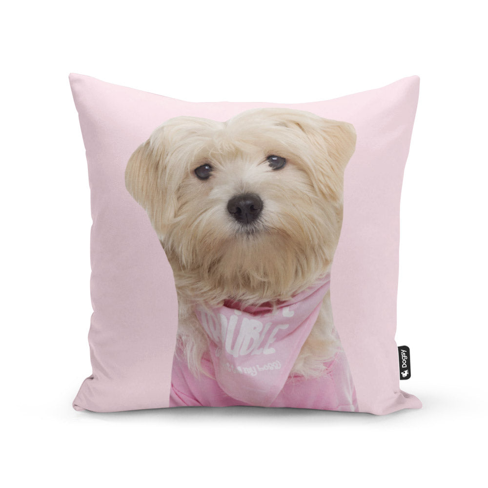 Personalized Dog Face Cushion