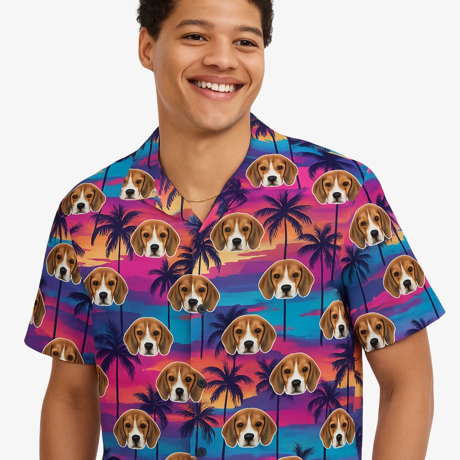 Your Dog Tropical Sunset Hawaiian Shirt