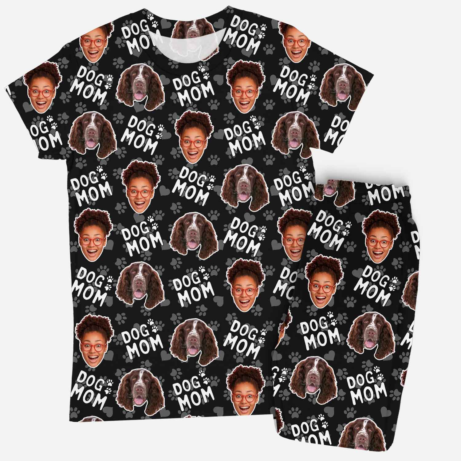 Women's Dog Mom Personalized Pajamas - Pant Set