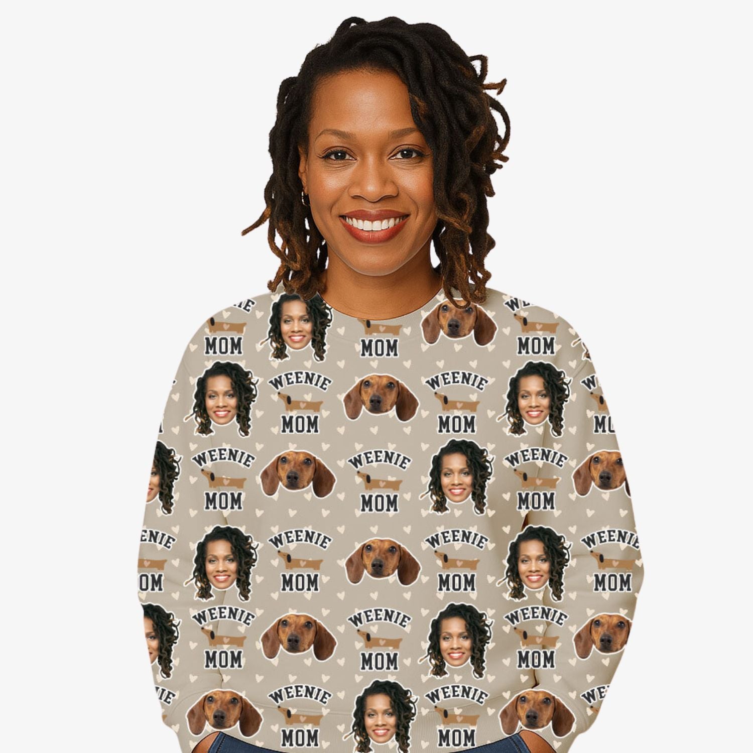 Weenie Mom Personalized Sweatshirt
