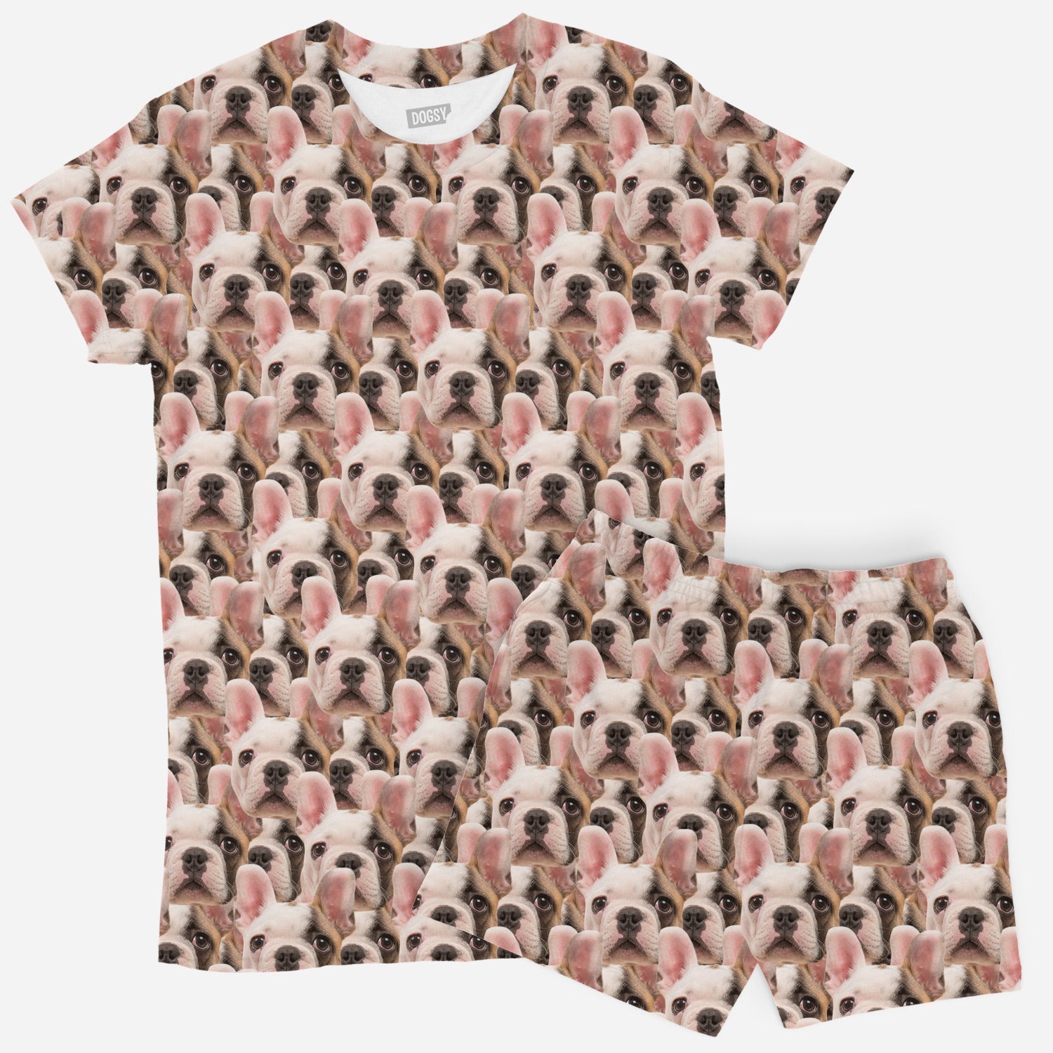 Women's Dog Mash Pajamas - Shorts Set