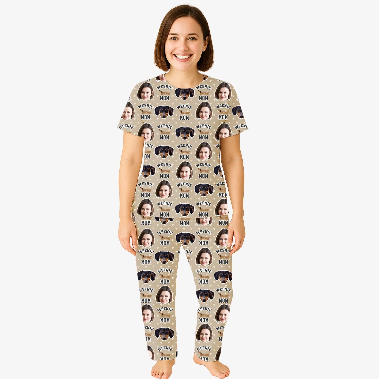 Weenie Mom Women’s Personalized Pajamas - Pant Set | Custom PJs