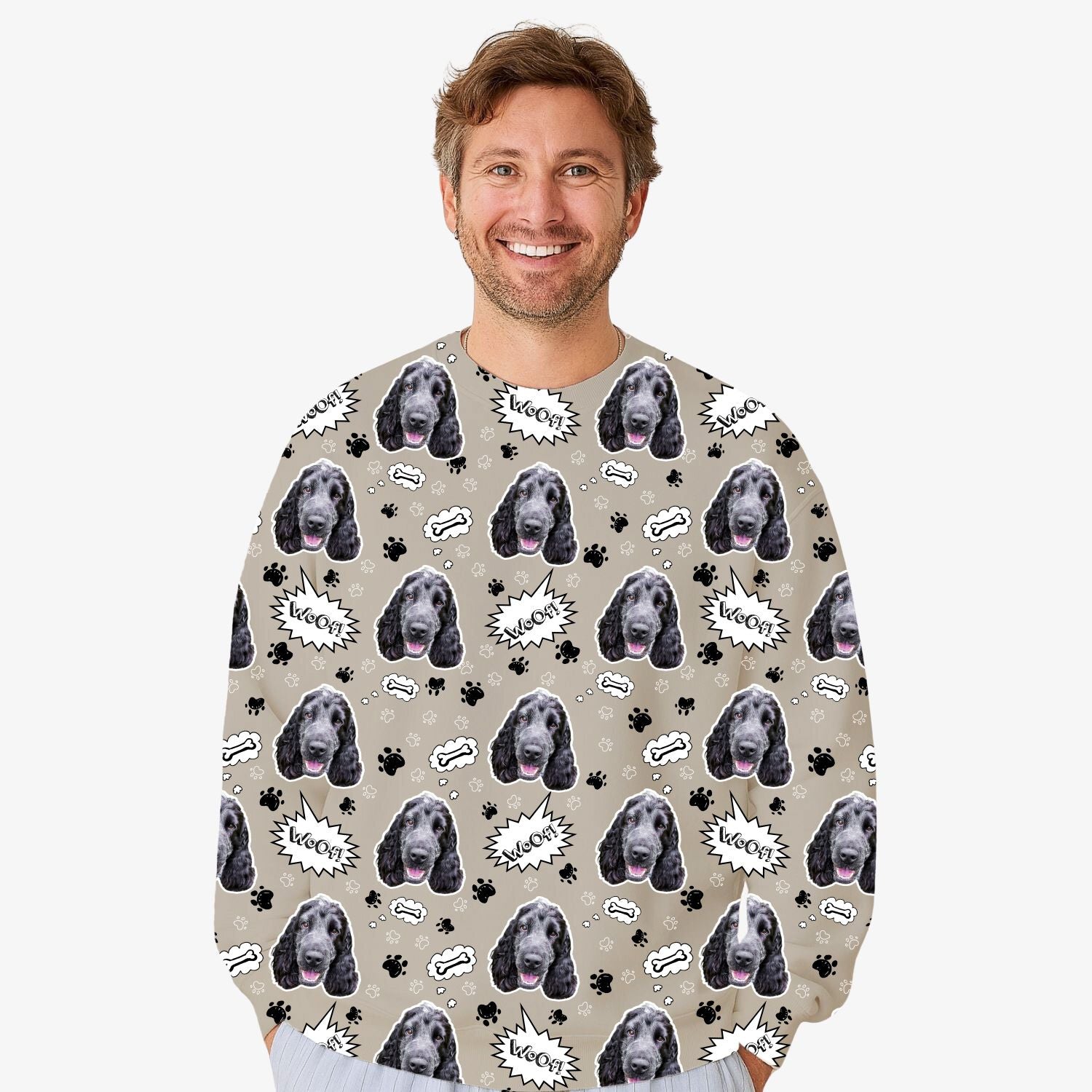 Woof Dog Personalized Sweatshirt