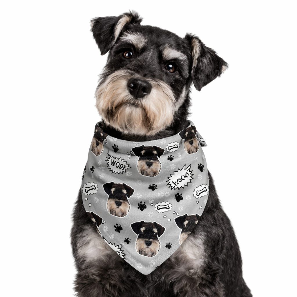 Woof Personalized Dog Bandana