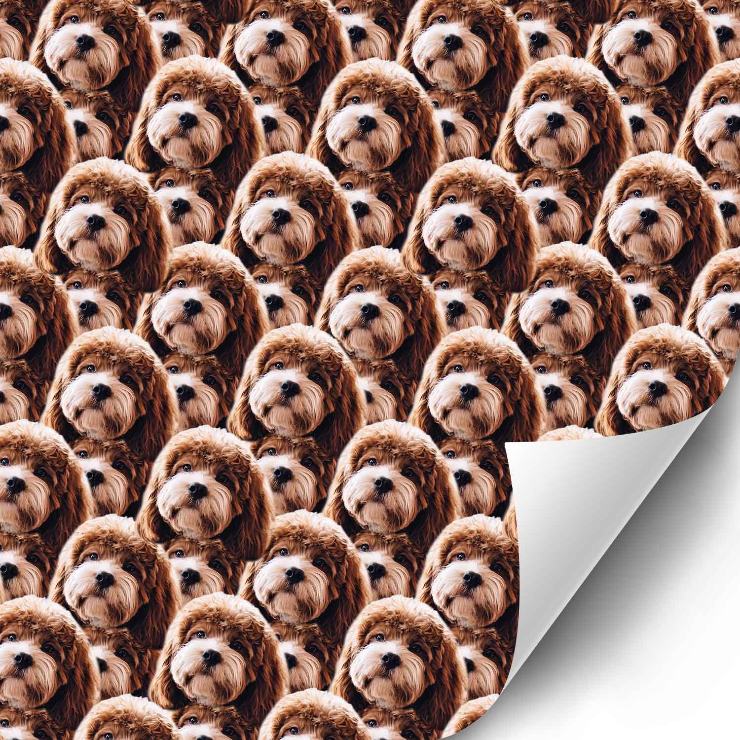 Dog Mash Personalized Wrapping Paper