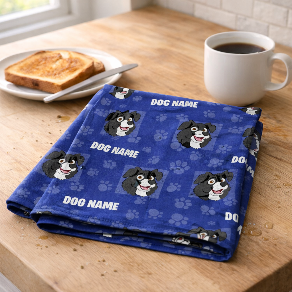 Your Dog Cartoon Pattern Dish Towel