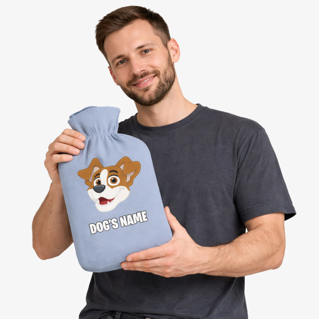 Your Dog Cartoon Personalized Hot Water Bottle