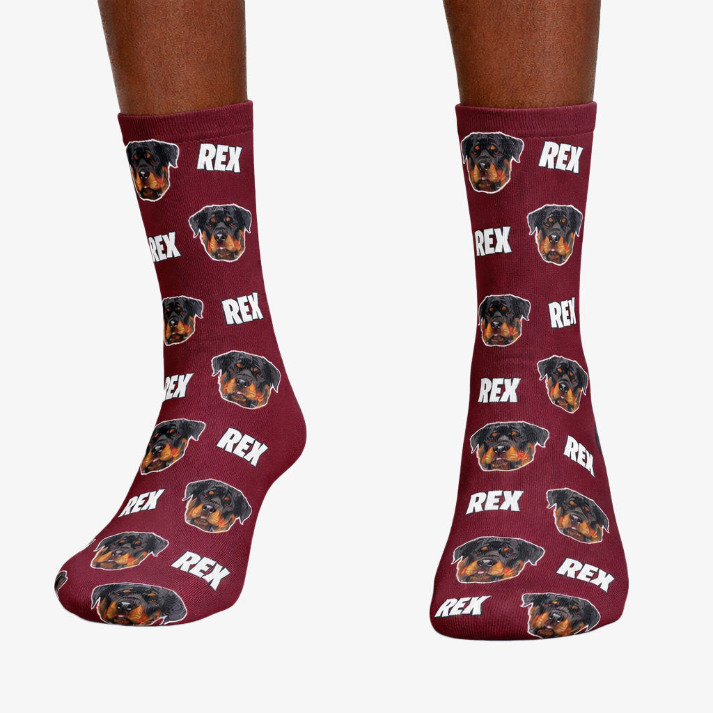 Your Dog Name Socks