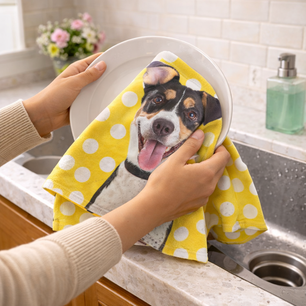 Your Dog Spots Dish Towel