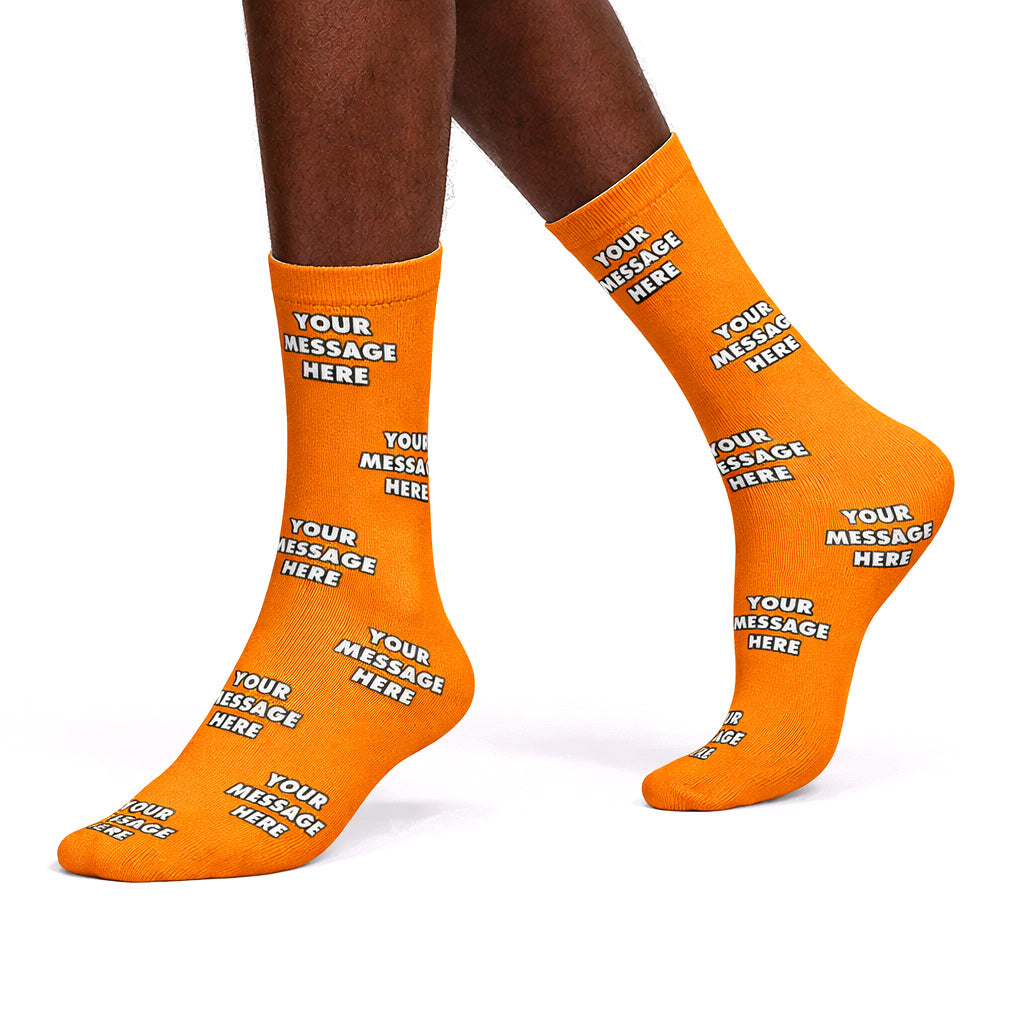 Your Message Personalized Dog Socks