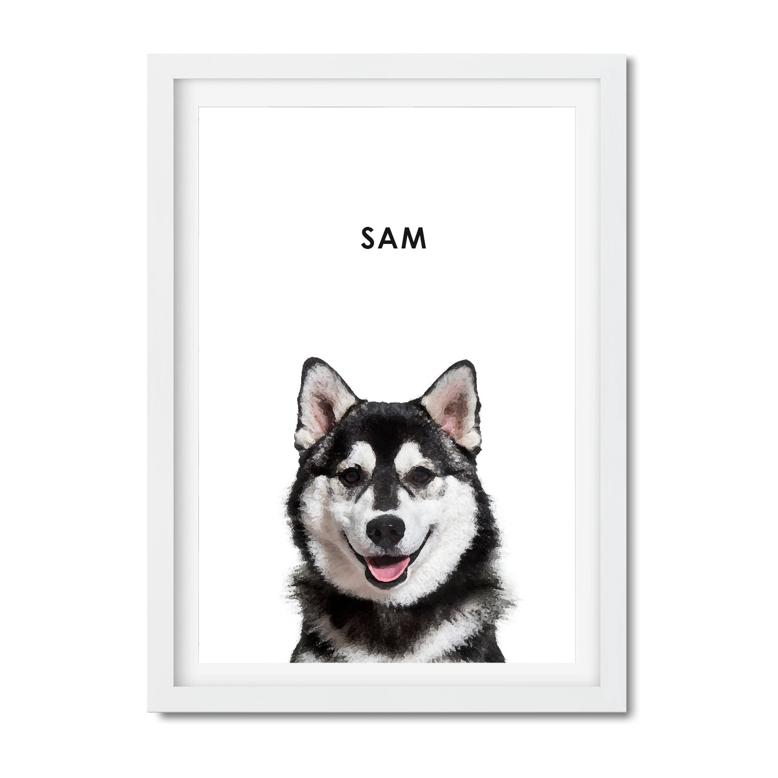 personalized dog portrait