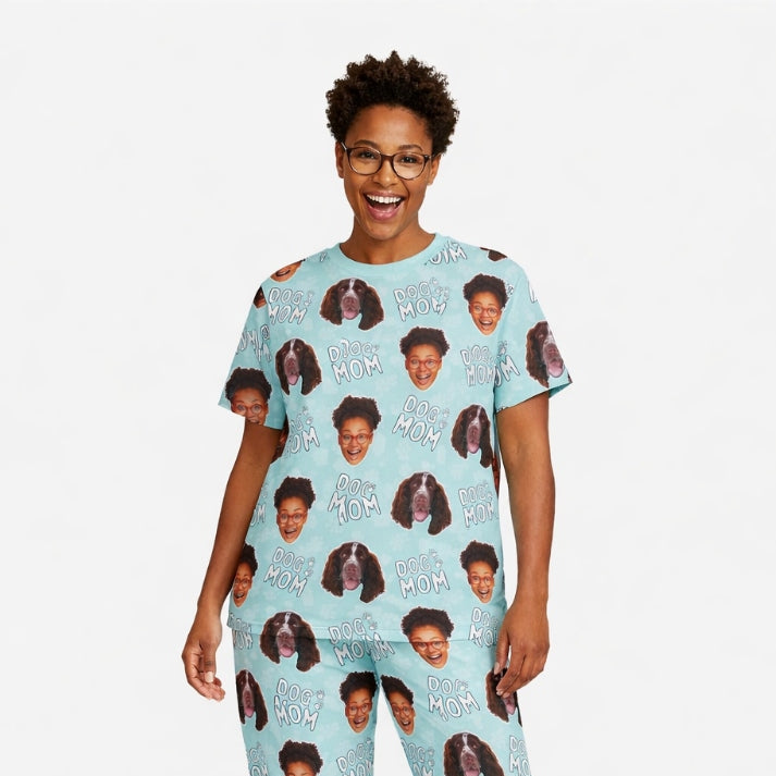 Women's Dog Mom Personalized Pajamas - Pant Set