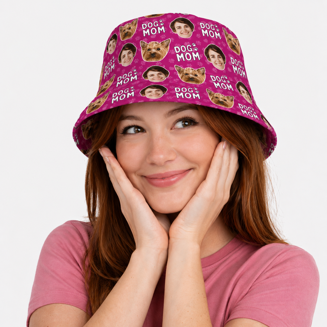 Dog Mom Custom Bucket Hat