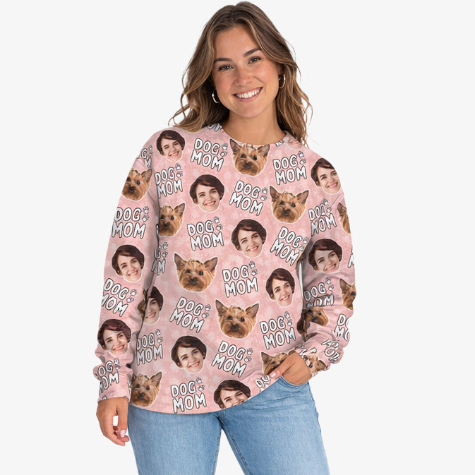 Dog Mom Personalized Sweatshirt