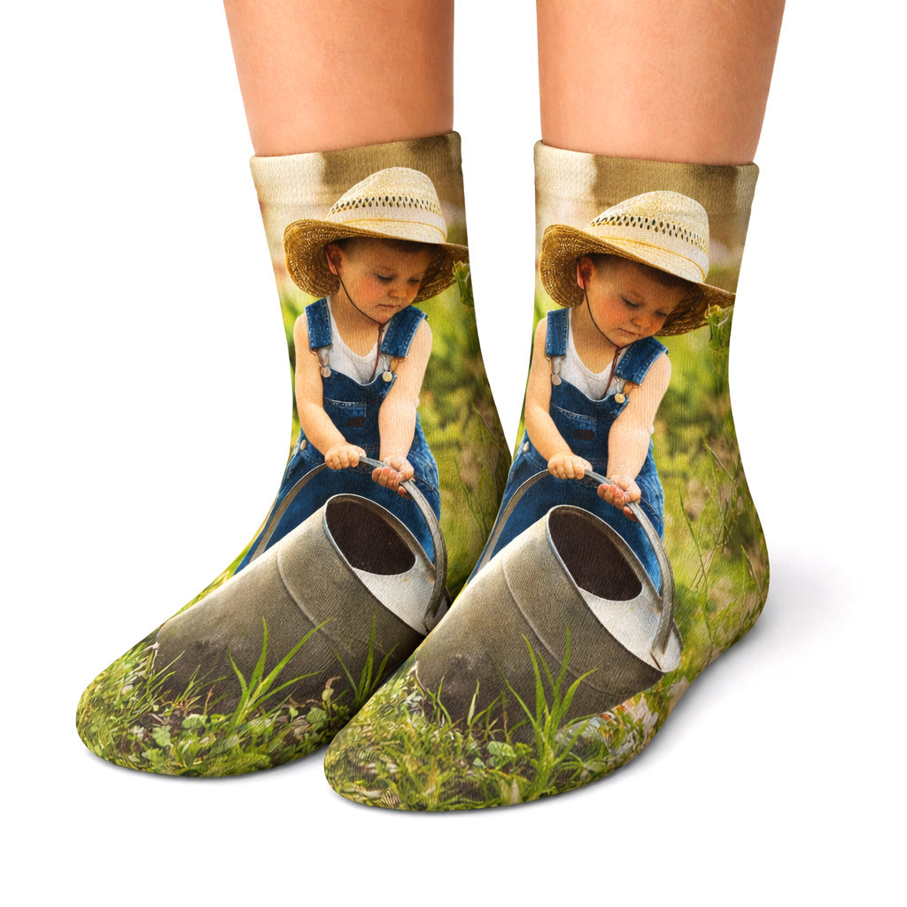 Full Photo Personalized Kids Socks