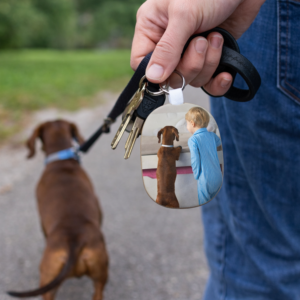 Personalized Dog Keyring