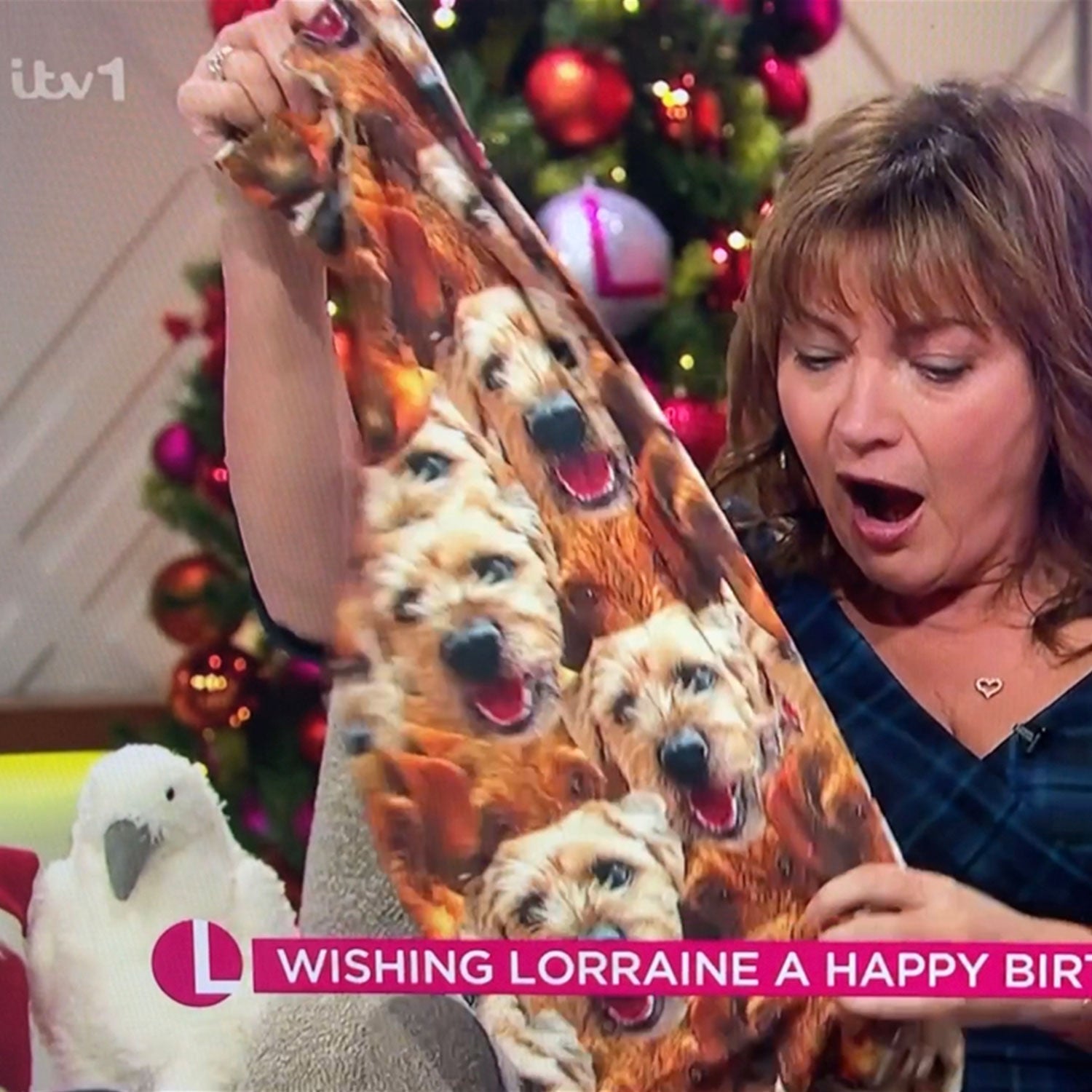 Women's Dog Mash Pajamas - Trouser Set