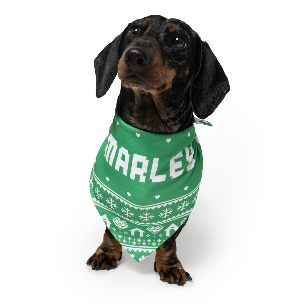 Nordic Personalized Name Dog Bandana