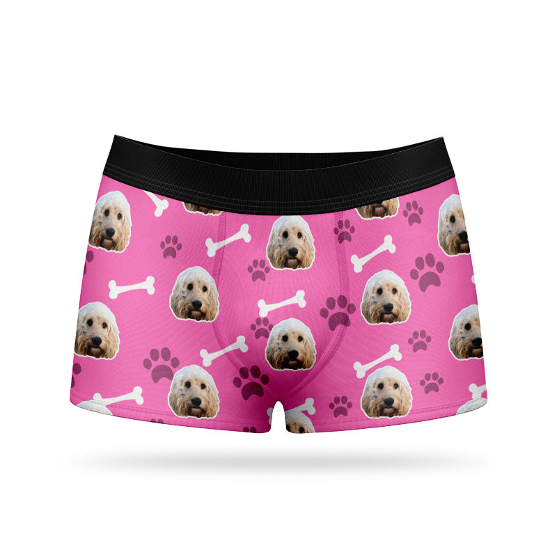Personalized Dog On Boxer Shorts