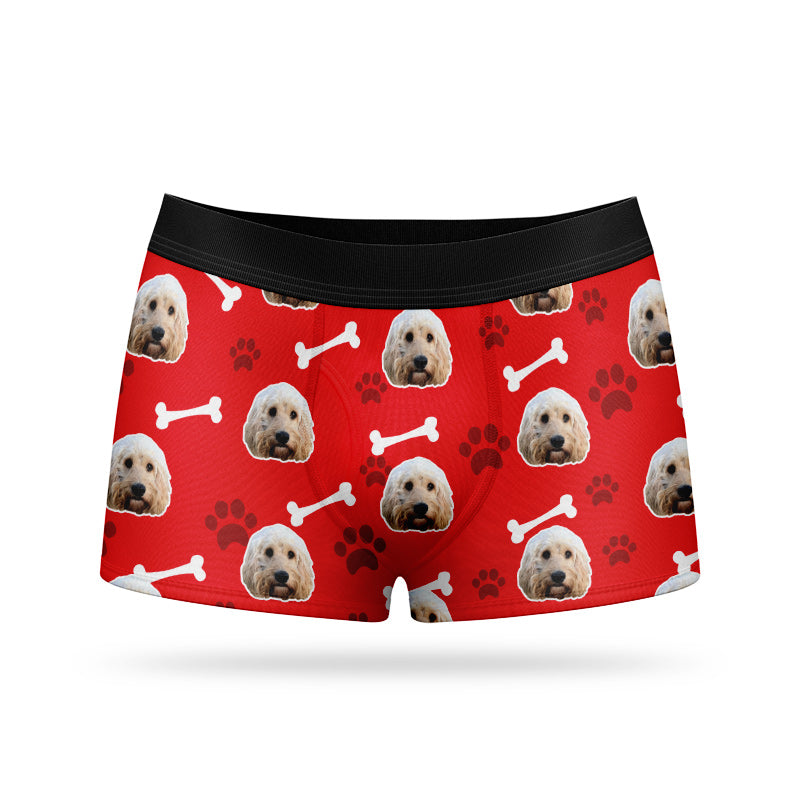 Personalized Dog On Boxer Shorts
