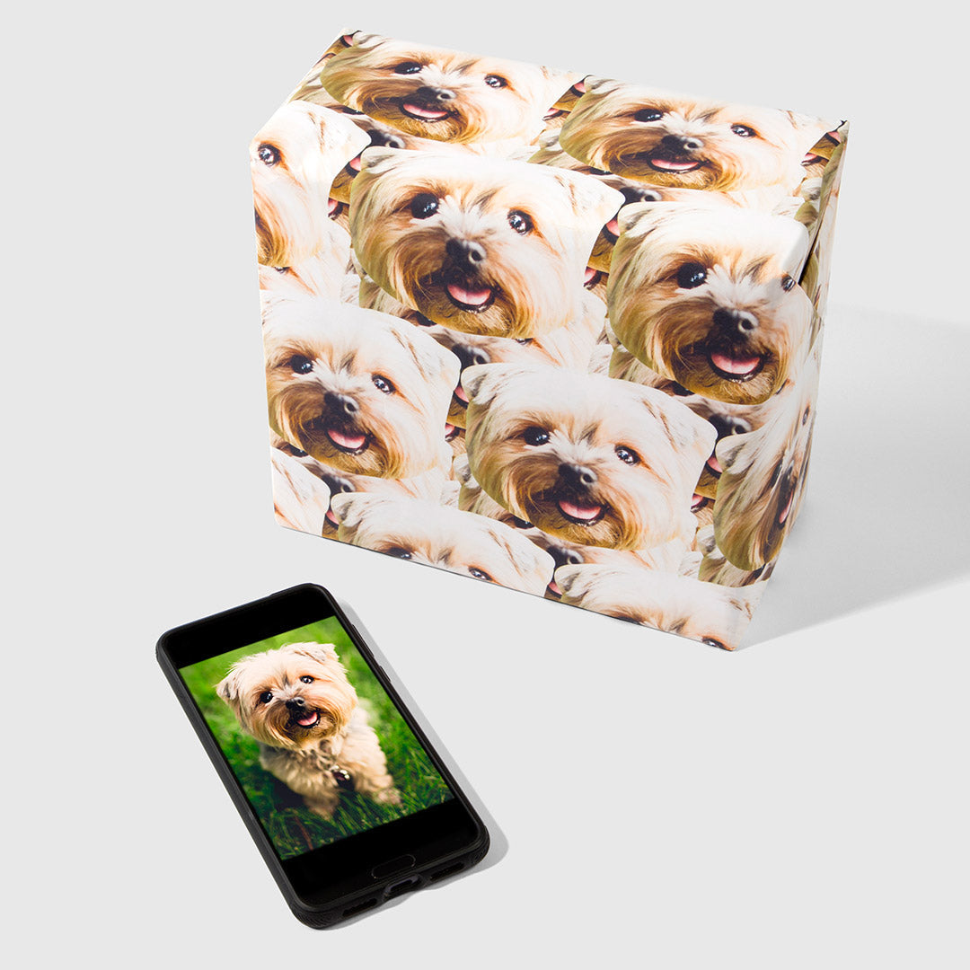 Personalized Dog Mash Wrapping Paper