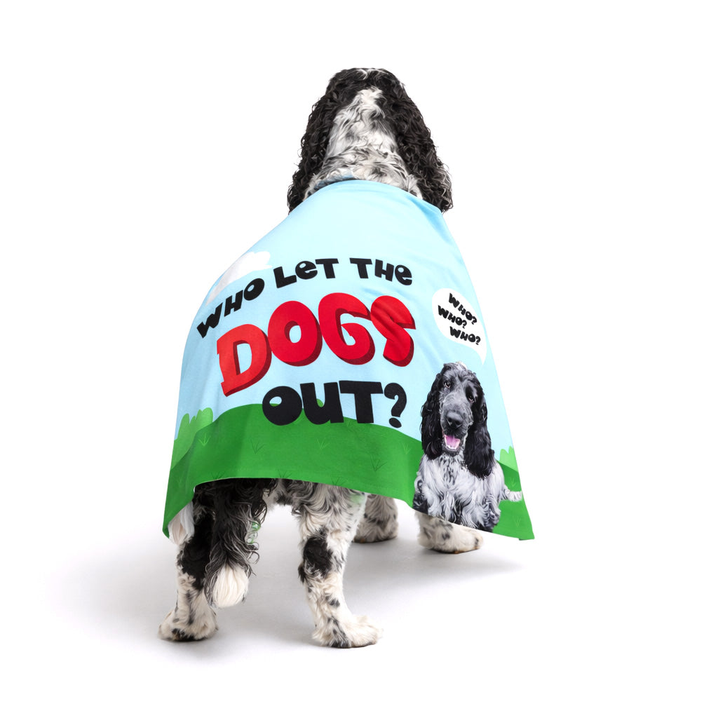 Who Let The Dogs Out? Personalized Dog Towel