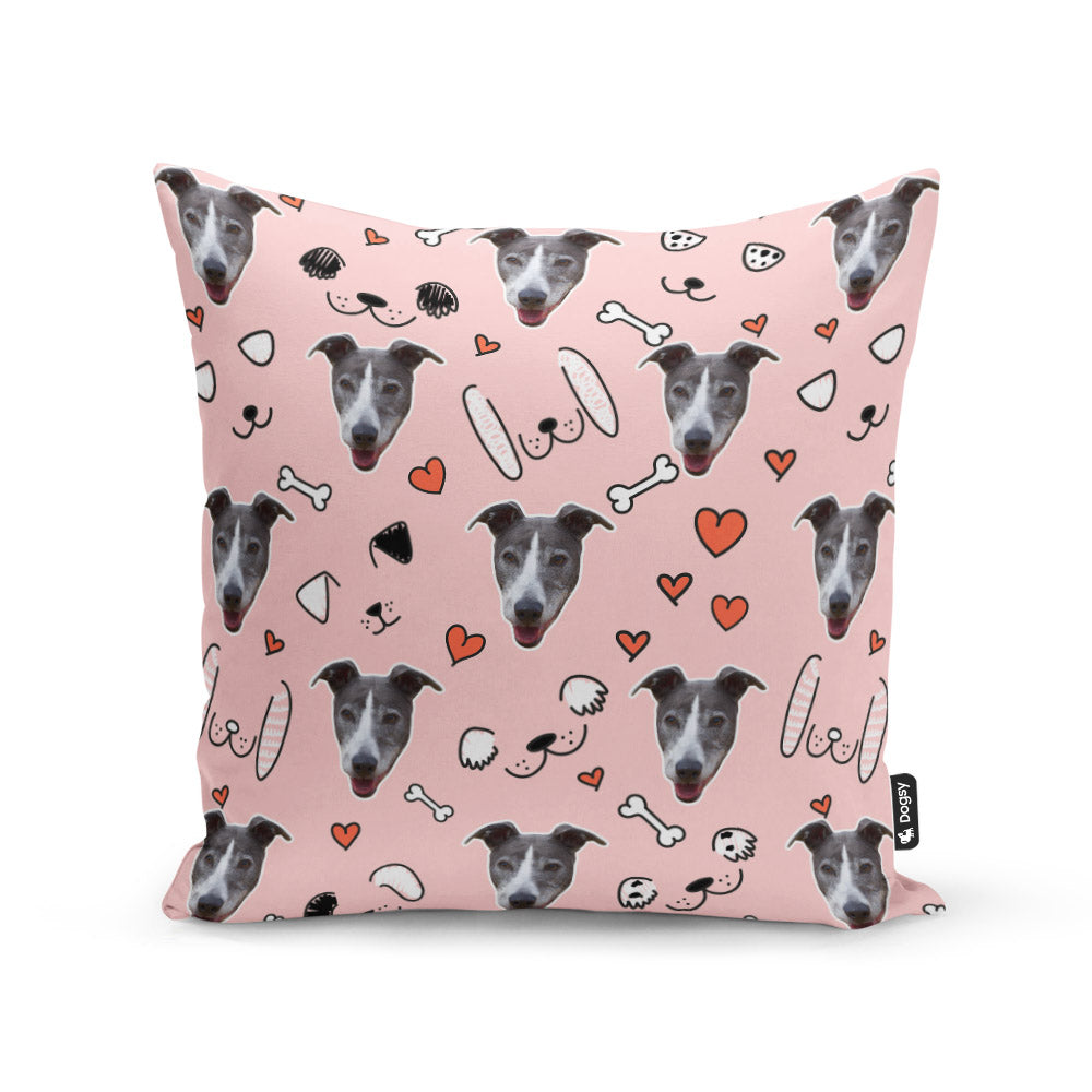 Pink Misty Sponsors Doodle Cushion