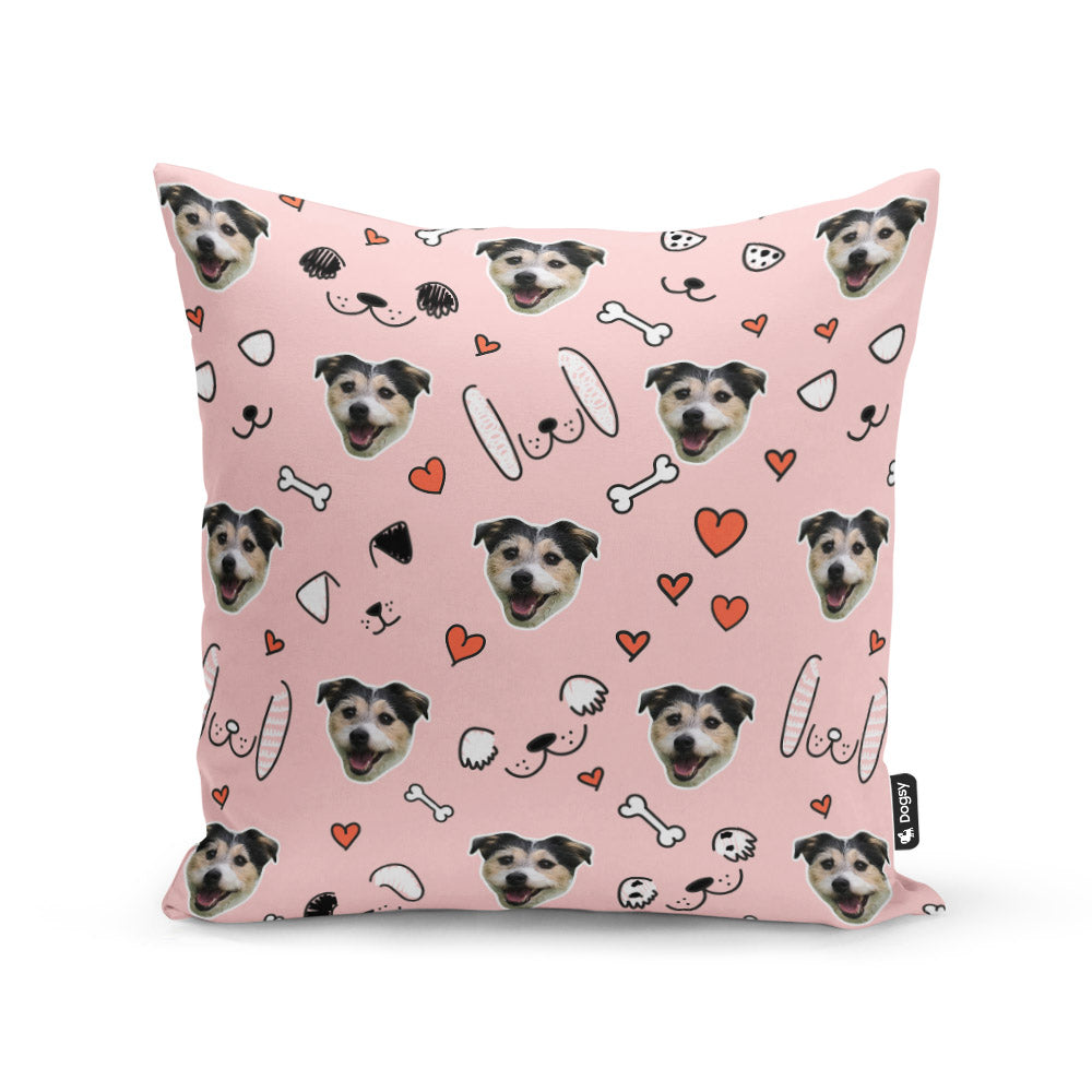 Pink Ginger Sponsors Doodle Cushion