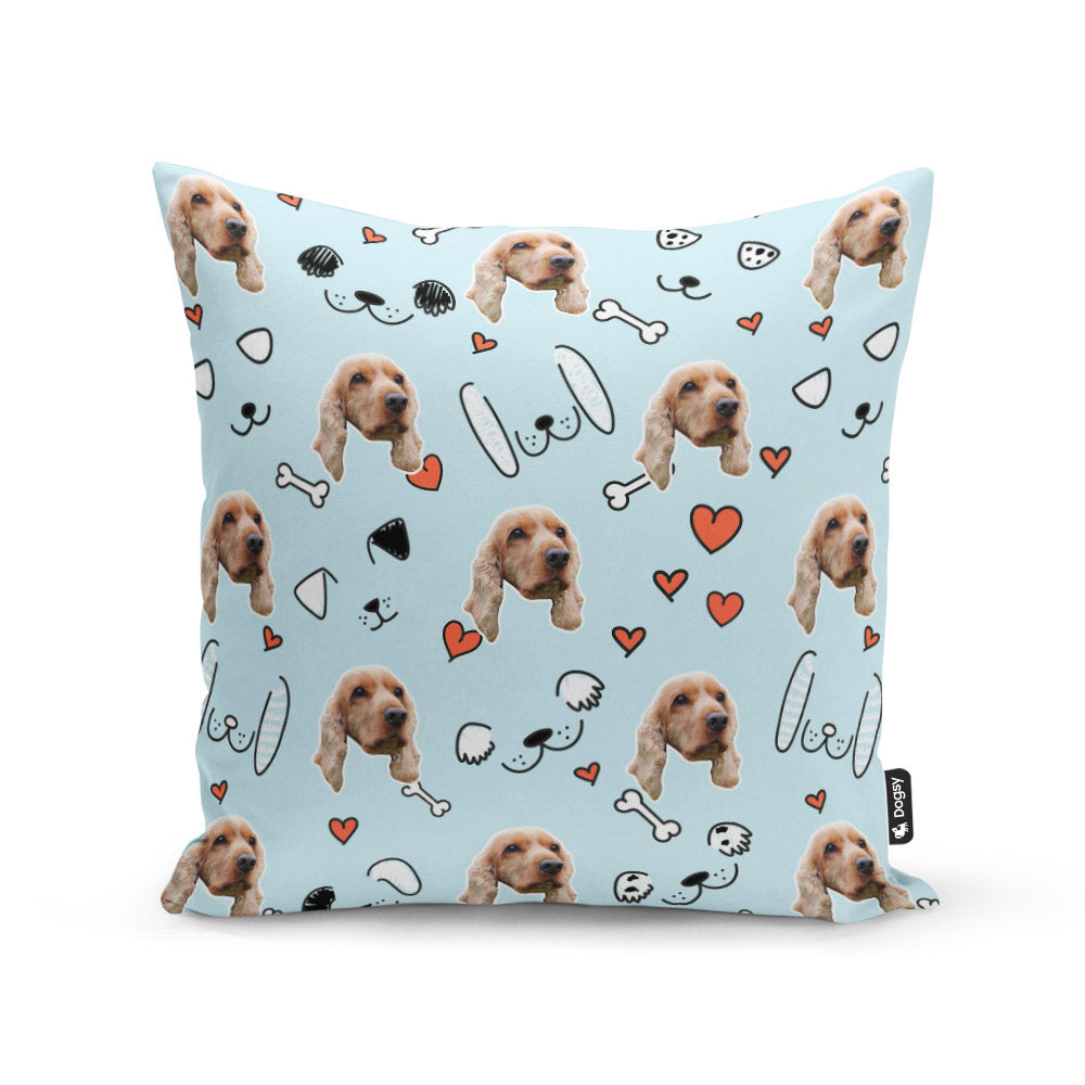 Blue Mikey Sponsors Doodle Cushion