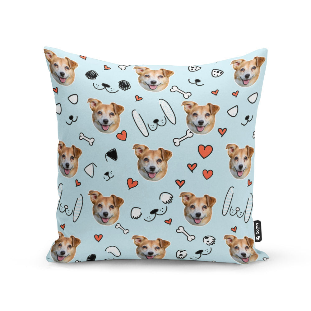 Baby Blue Hobo Sponsors Doodle Cushion