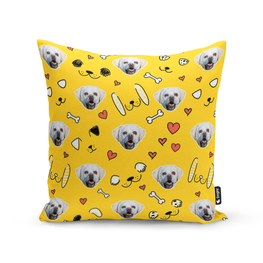 Yellow Rolo Sponsors Doodle Cushion