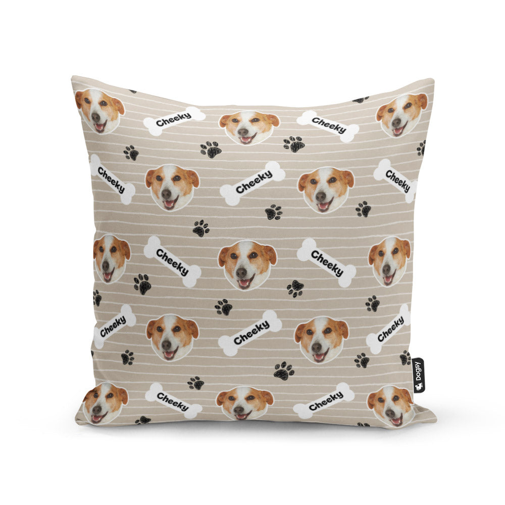 Stone Cheeky Sponsors Name Cushion