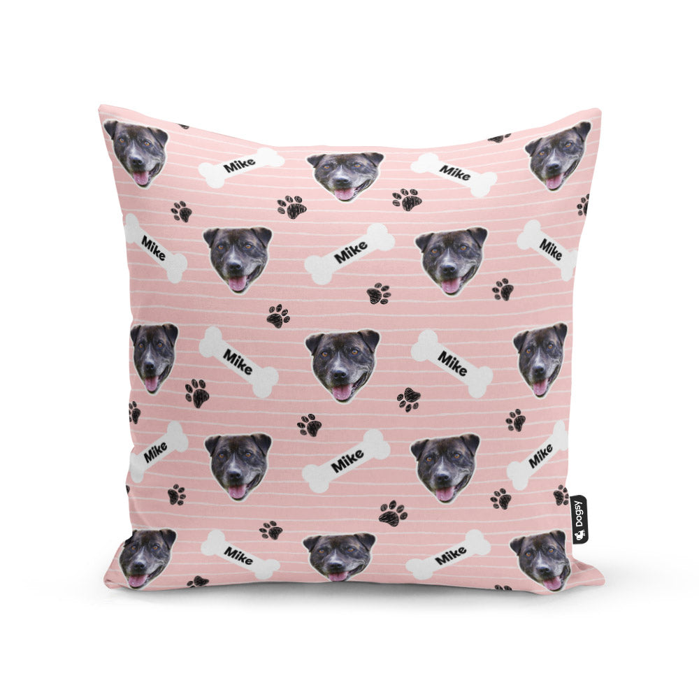 Pink Mike Sponsors Name Cushion