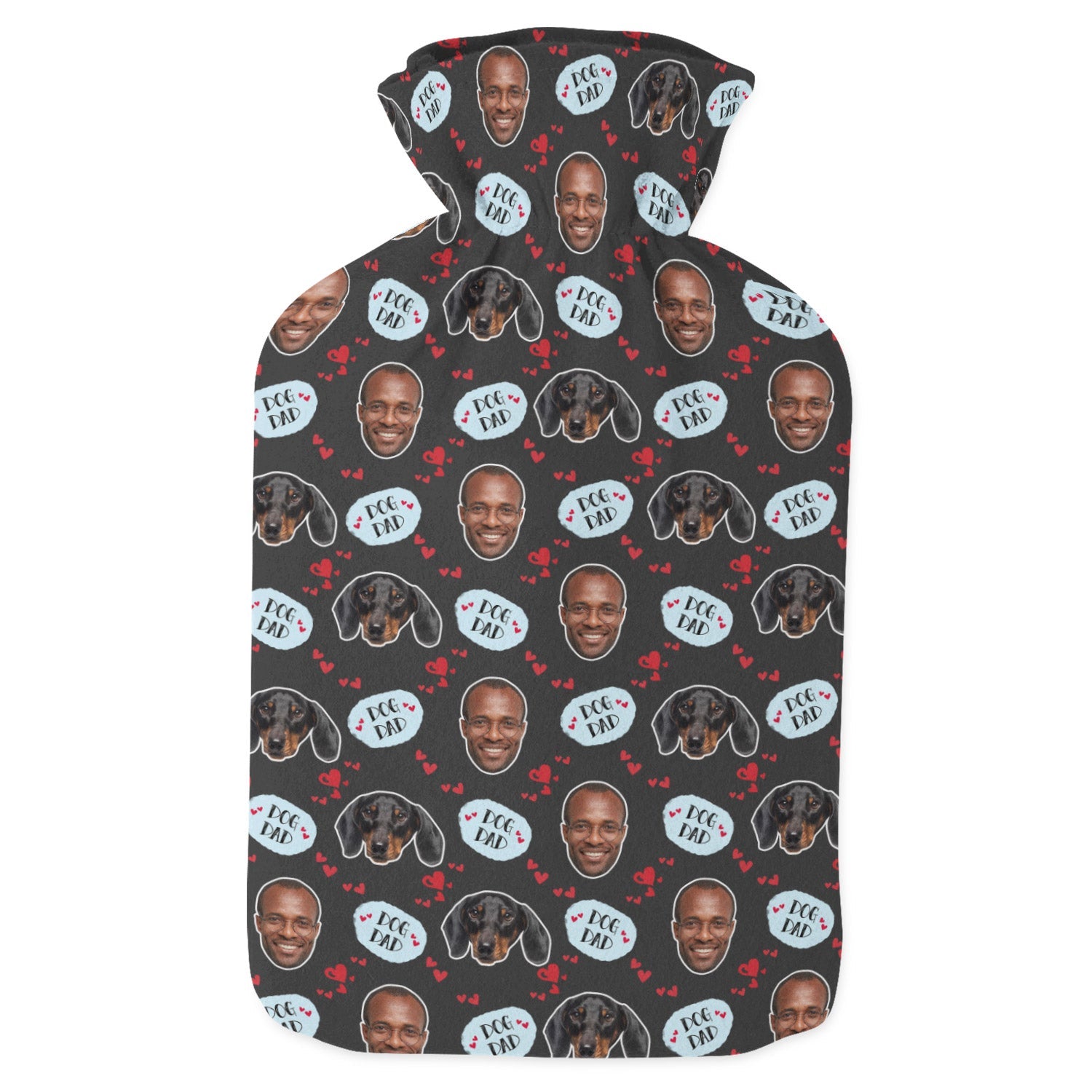 Dog Dad Hot Water Bottle