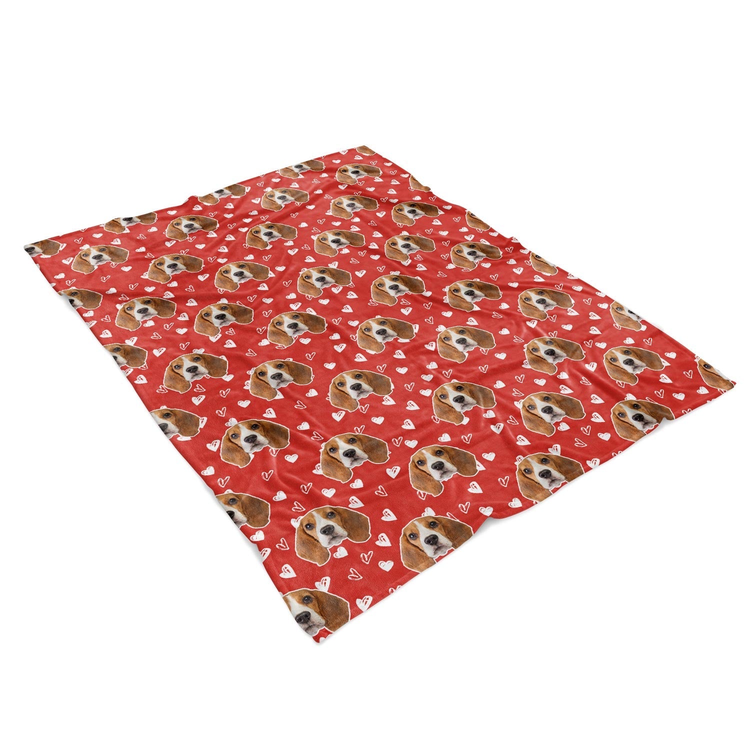 Dog Hearts Blanket