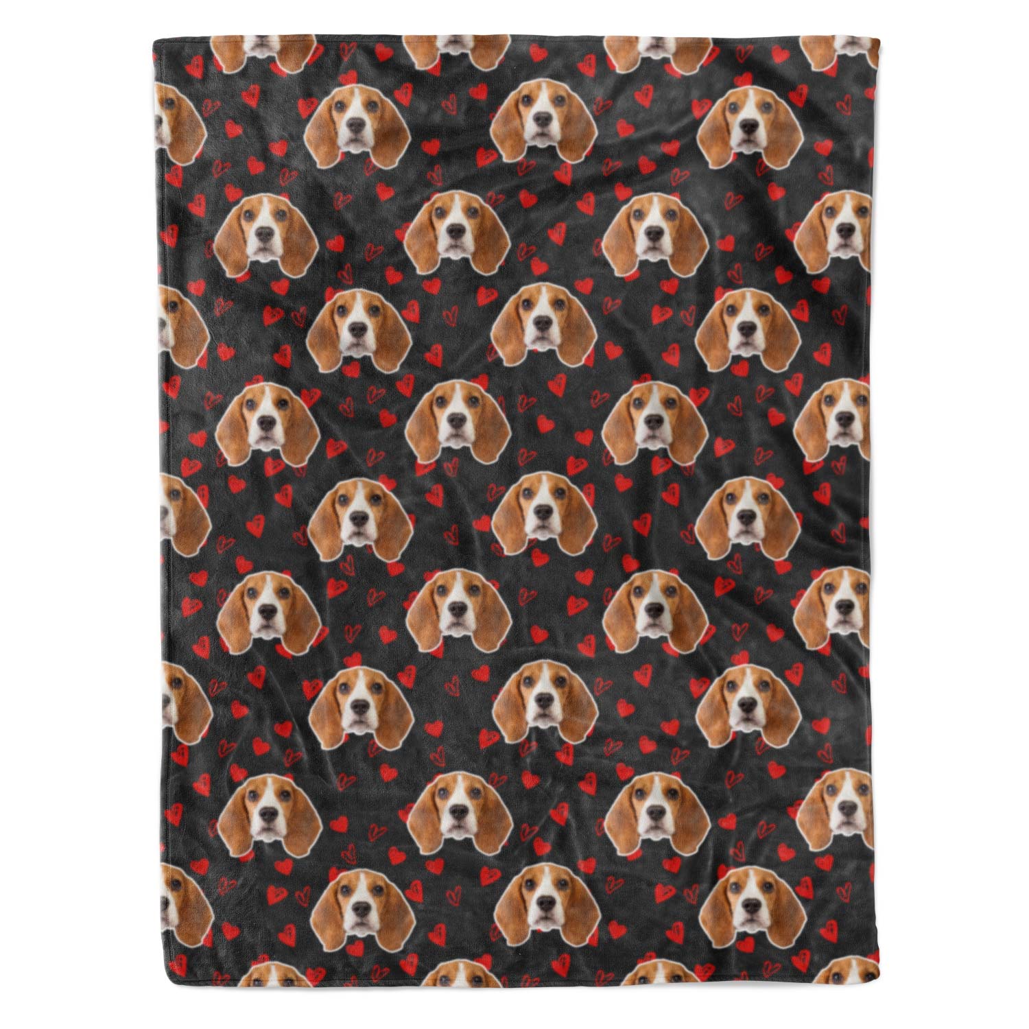 Dog Hearts Blanket