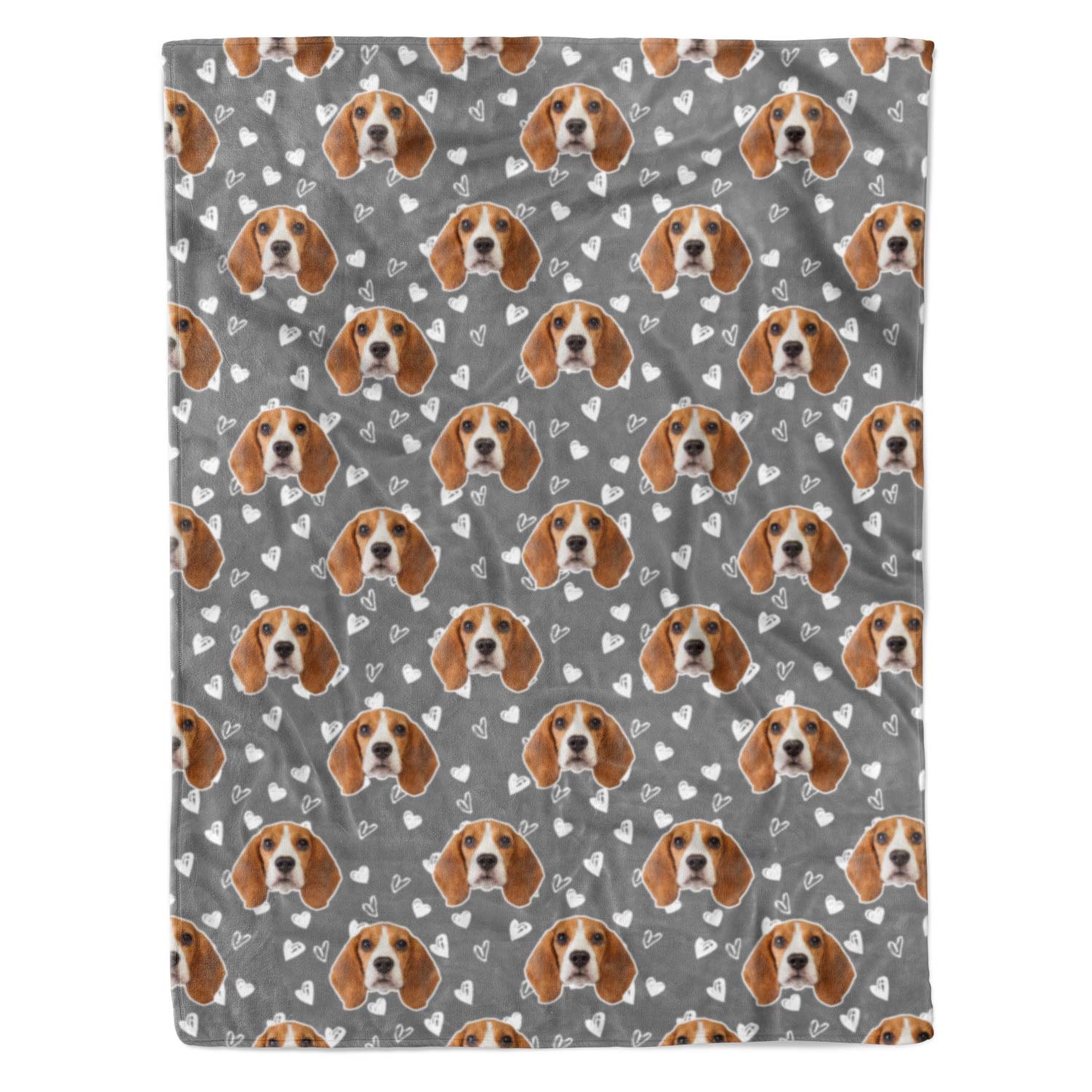 Dog Hearts Blanket