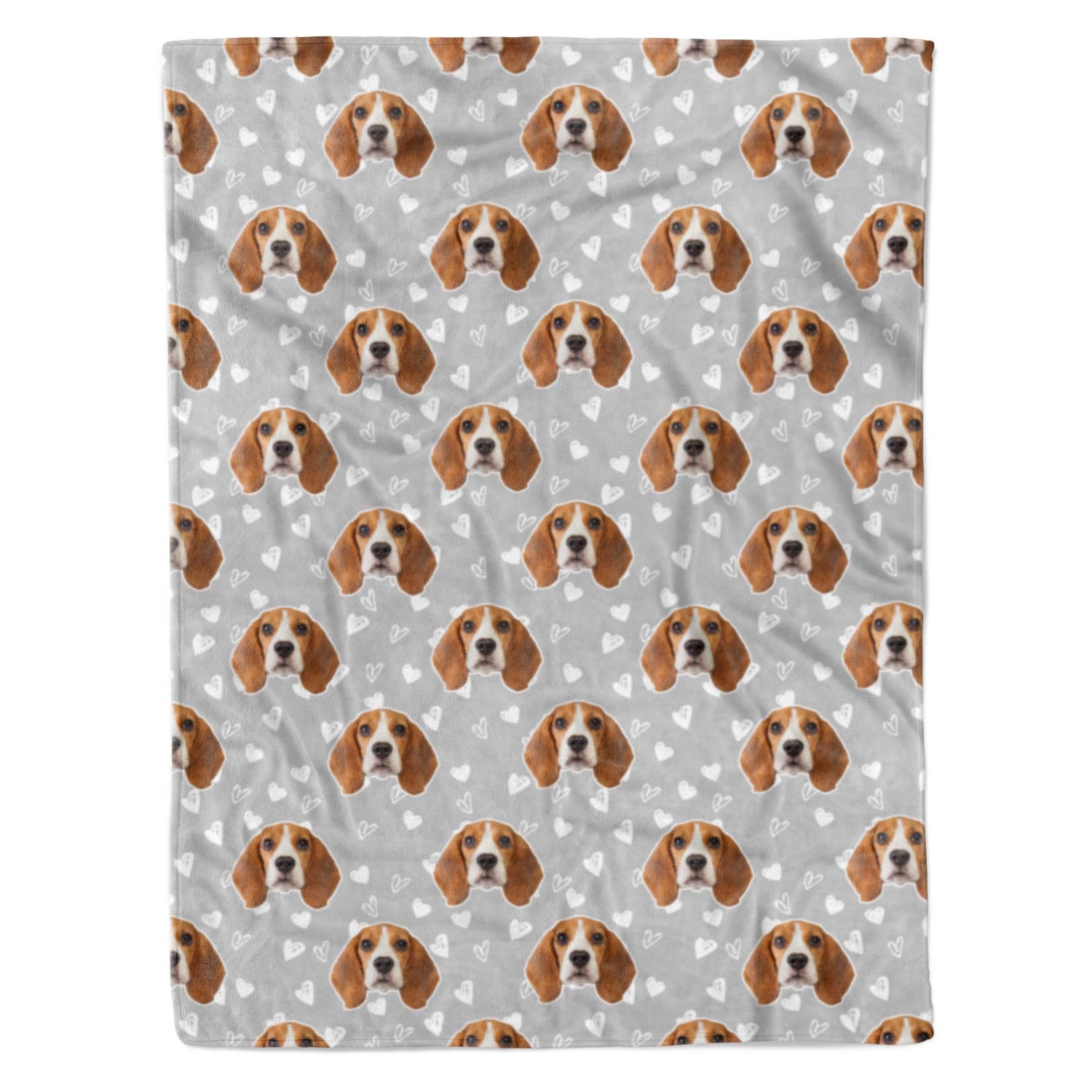 Dog Hearts Blanket