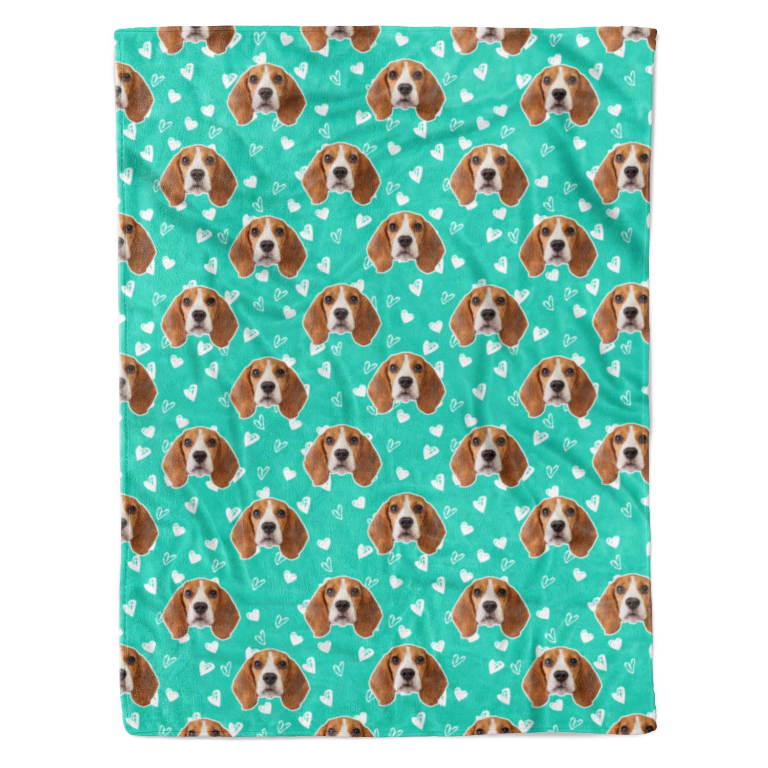 Dog Hearts Blanket