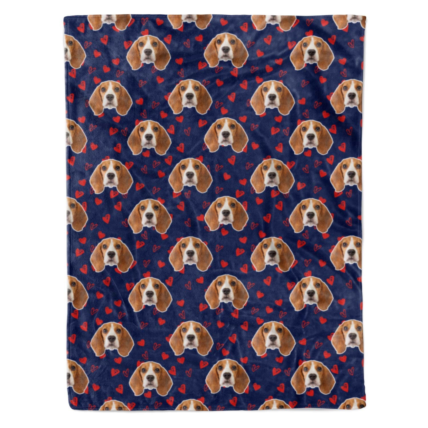 Dog Hearts Blanket