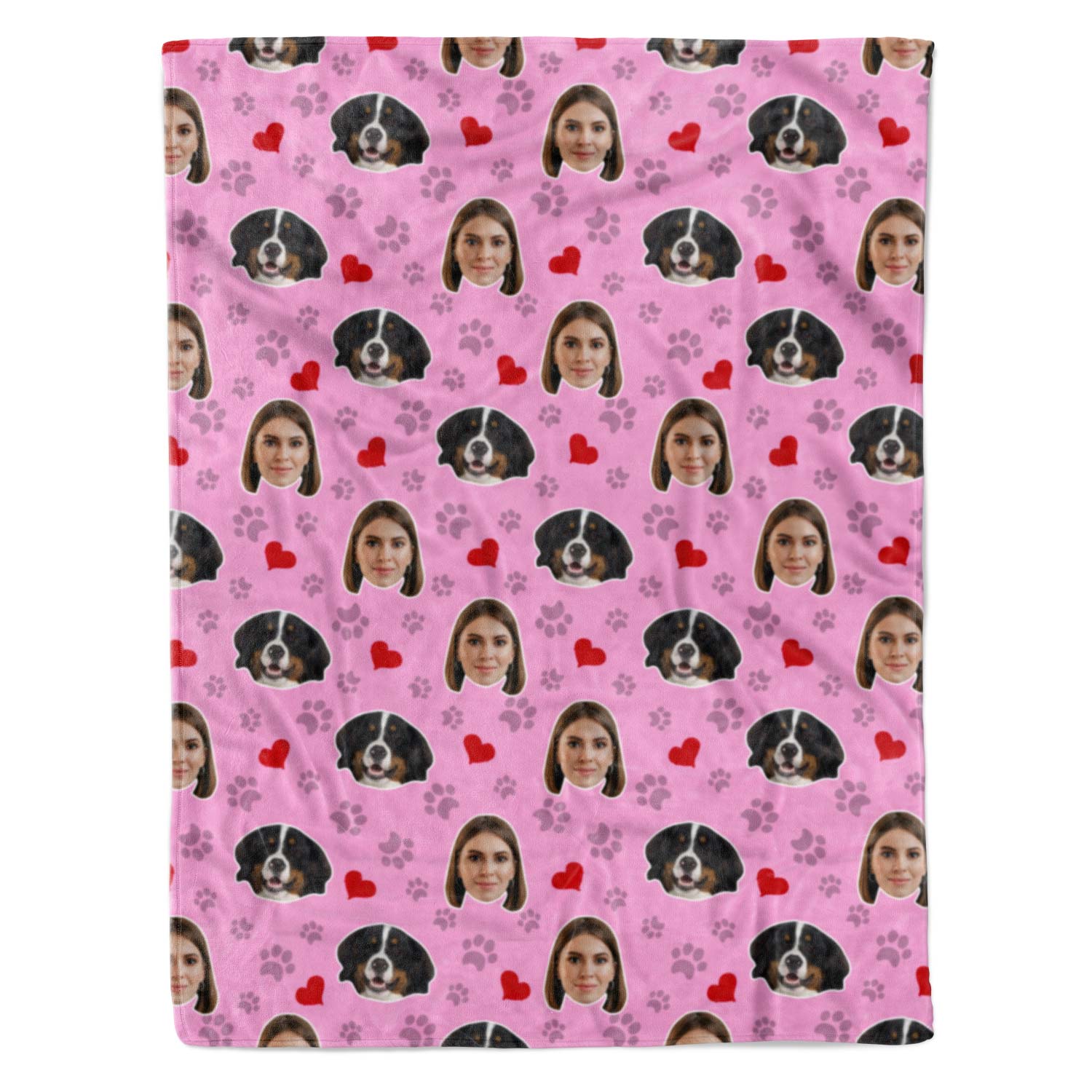 Paws and Hearts Blanket