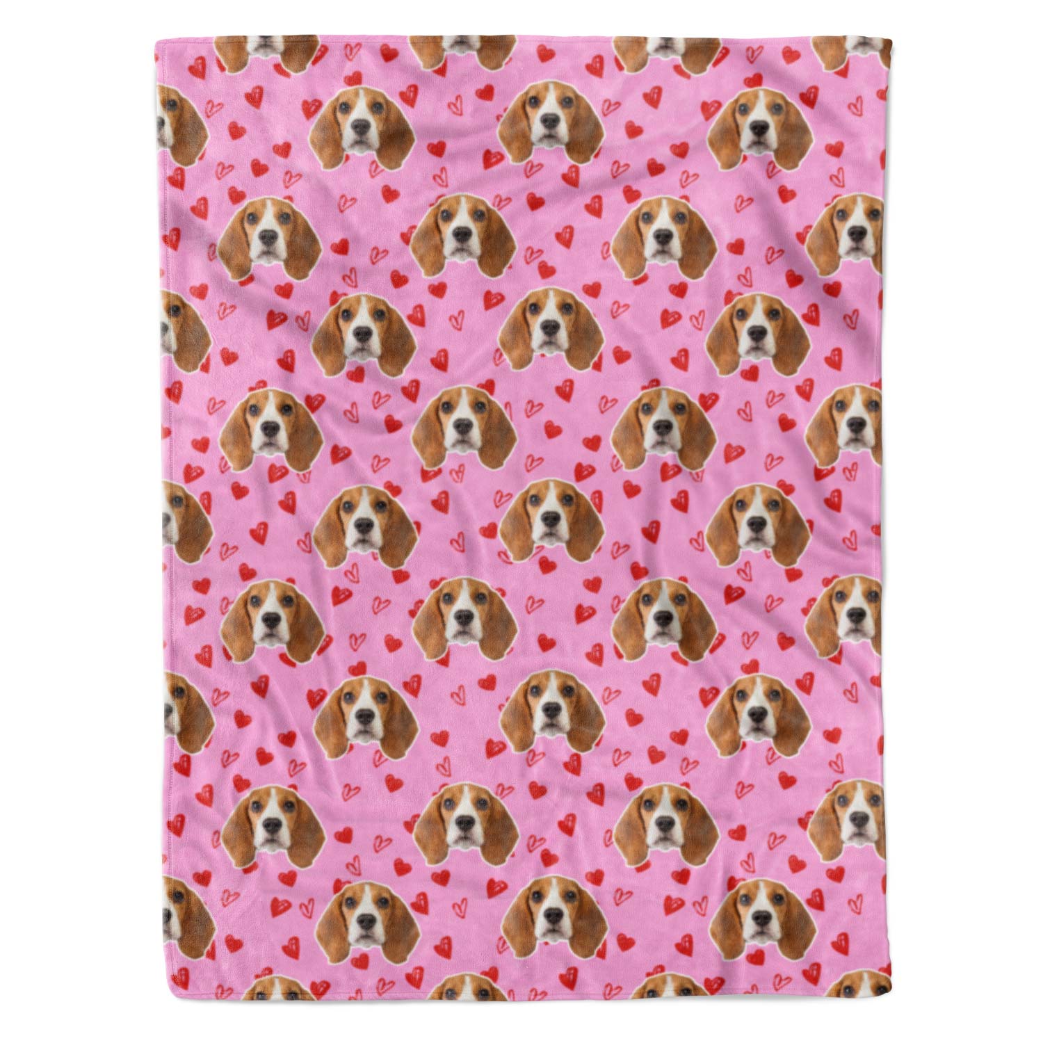 Dog Hearts Blanket