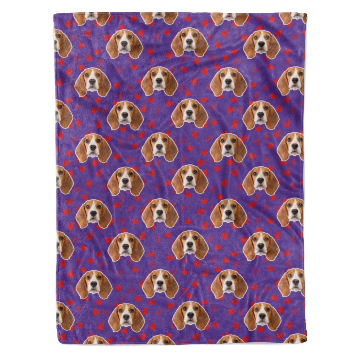 Dog Hearts Blanket
