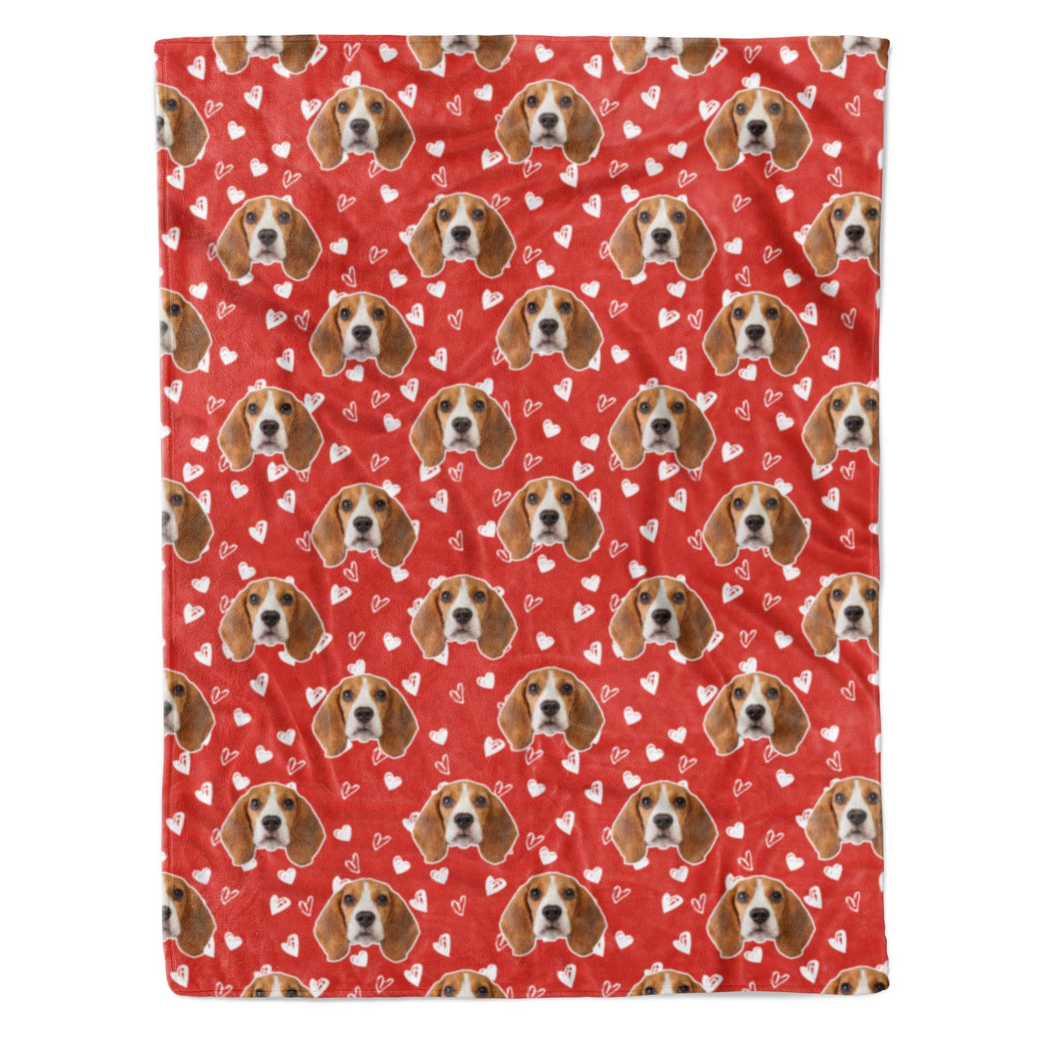 Dog Hearts Blanket