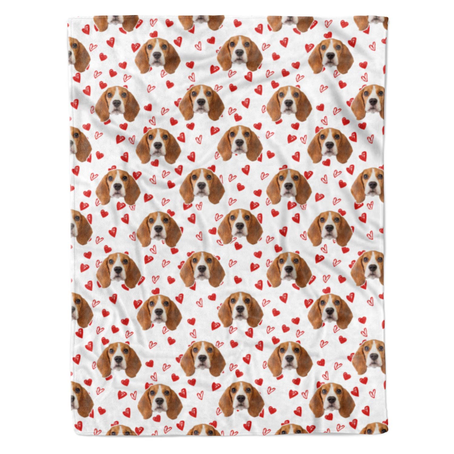 Dog Hearts Blanket