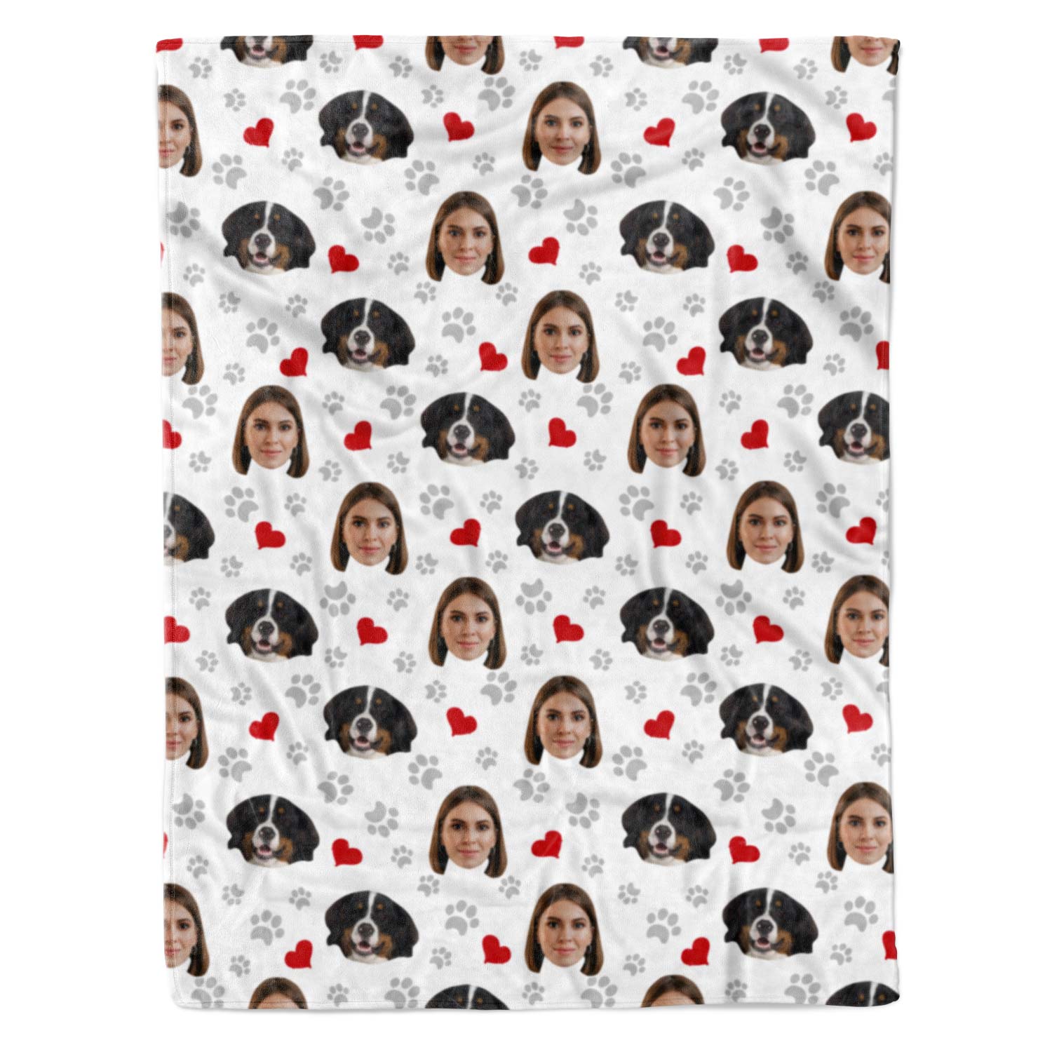 Paws and Hearts Blanket