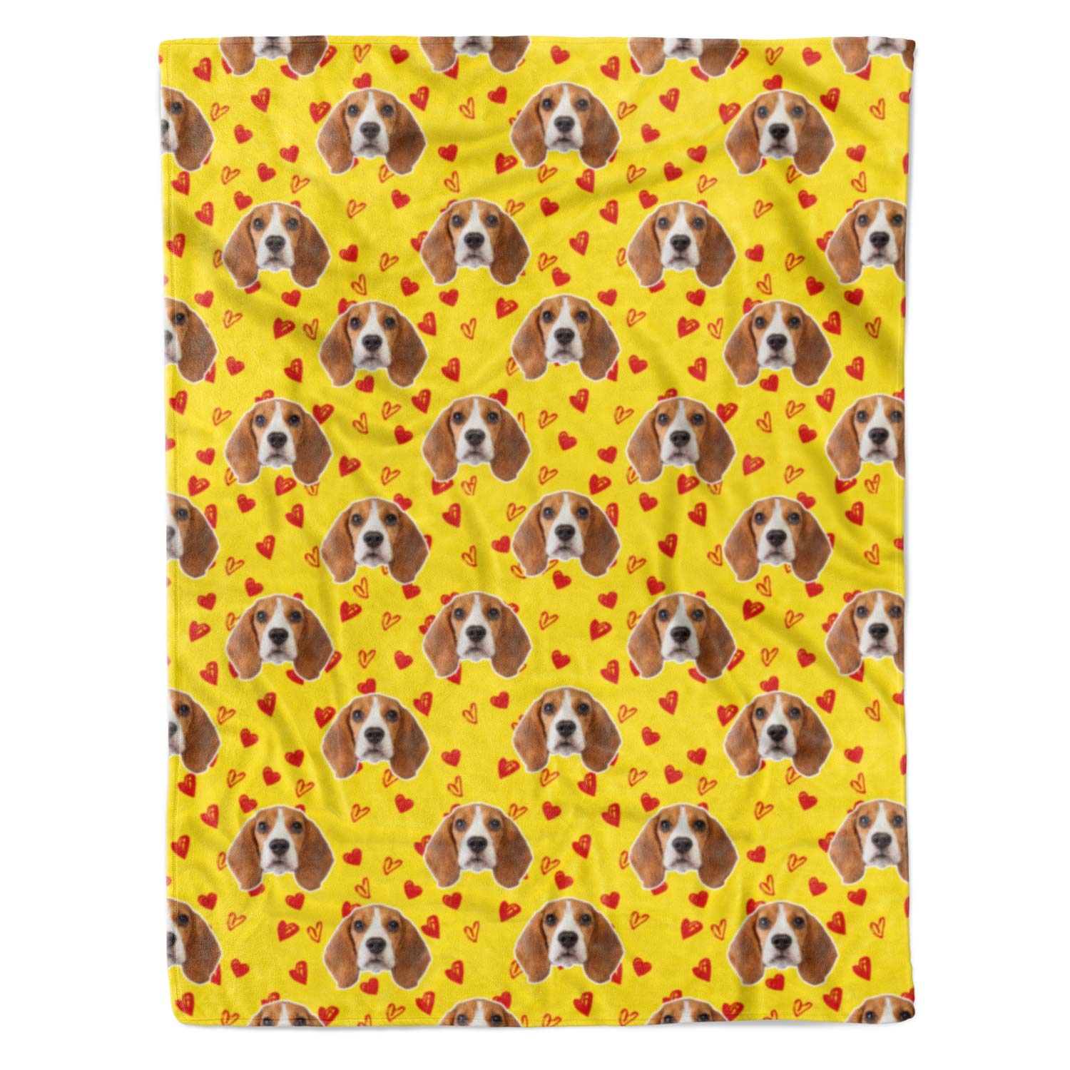 Dog Hearts Blanket