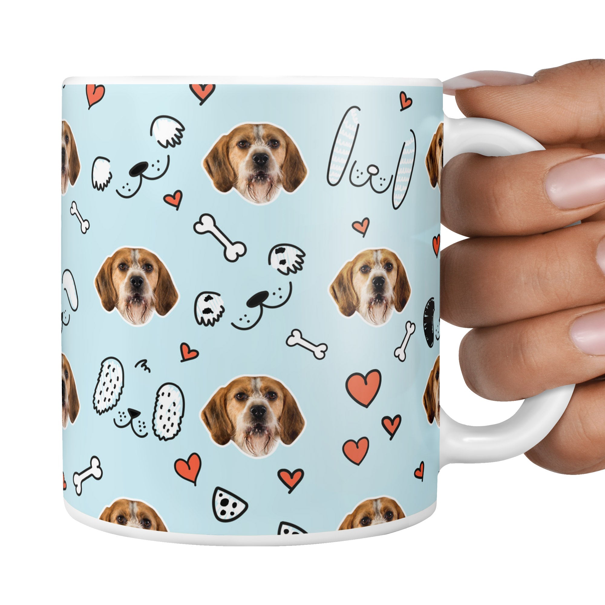 Blue Dexter Sponsors Doodle Mug